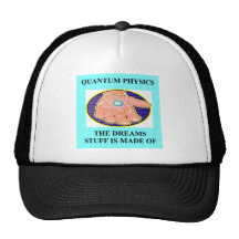 quantum mechanics physics design trucker hat
