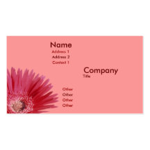 Quarter Daisy Business Card Template