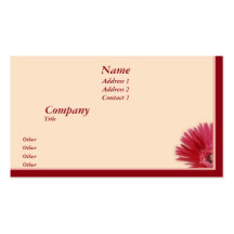Quarter Daisy Business Card Templates