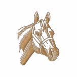 Quarter Horse Outline embroidered shirts