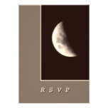 Quarter Moon Custom Invitations