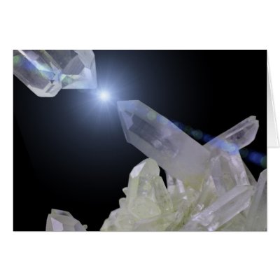 Quartz Crystals Card by bigspl