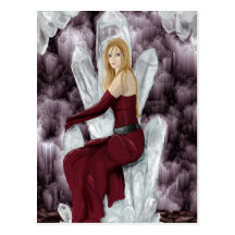 Quartz throne postcard