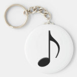 Quaver - Eighth Note Music Symbol Keychains