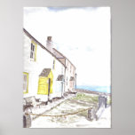 'Quay Cottages' Poster