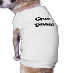 Que pasa? pet clothing