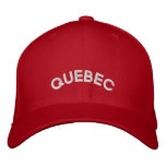 Quebec Baseball Cap Embroidered Canada Cap embroidered hats