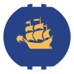 Quebec City, Canada Round Stickers