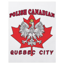 Quebec City Polish Canadian Leaf Personalized Flyer
