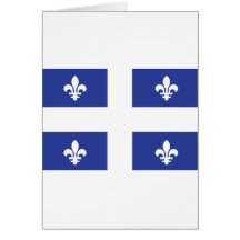 Quebec Flag Greeting Card