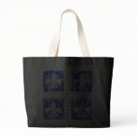 Quebec Fleur-de-lis Dark Tote Bag
