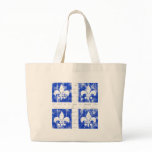 Quebec Fleur-de-lis Light Tote Bag