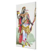 Queen Anna Nzinga (1583-1663), from 'Receuil des E Gallery Wrap Canvas