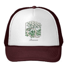 Queen Anne's Lace Flower Monogram Trucker Hats