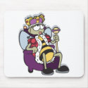 queen bee cartoon mousepads