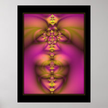 Queen Bee Fractal Print