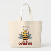 Queen Bee Tote Bags
