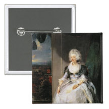 Queen Charlotte, 1789-90, wife of George III Pin