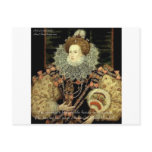 Queen Elizabeth 1 Love/Honour Love Quote Gifts postcards