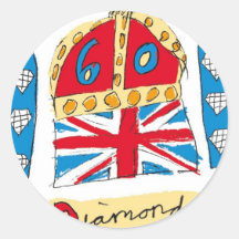 queen elizabeth diamond jubilee 2012 stickers