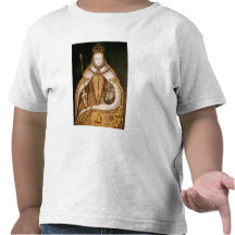 Queen Elizabeth I in Coronation Robes T-shirts