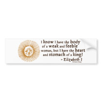 Queen Elizabeth I Tilbury Quote