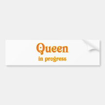 Queen in progress auto aufkleber