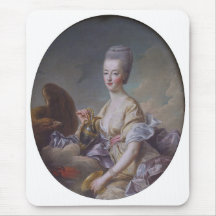 Queen Marie Antoinette by François Hubert Drouais Mousepad