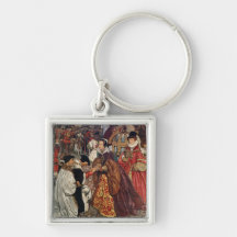 Queen Mary and Princess Elizabeth entering Keychains
