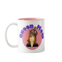 Queen Mum Pink Mug