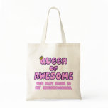 Queen of Awesome Canvas Bag