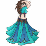 Queen of Beledi Belly Dancer Ornament photo sculptures