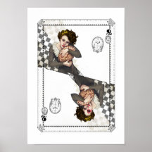 Queen of Brains Art Print