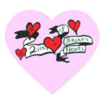 Queen Of Broken Hearts Sticker