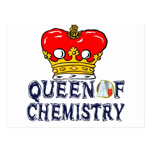 Queen Of Chemistry Post Cards