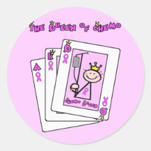 Queen of Chemo Sticker