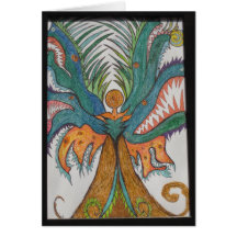 Queen of Dinosaurs Card
