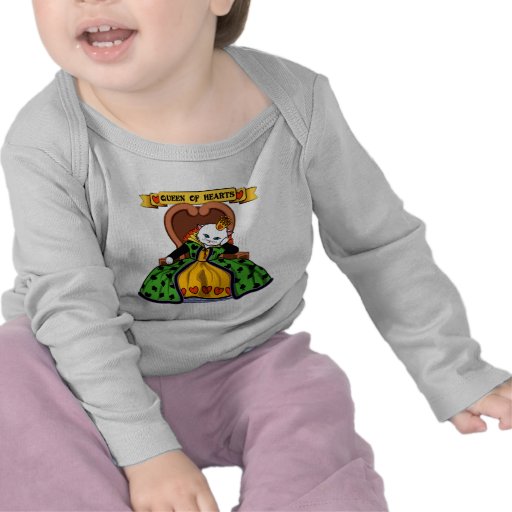 Queen of hearts cat tshirt