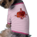Queen of Hearts Doggie T-Shirt pet clothing