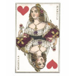 QUEEN OF HEARTS - ISABELLA Vintage print t-shirts