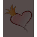 Queen of Hearts (no text) t-shirts