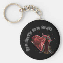 Queen Of Hearts - Off With Her Head Keychain