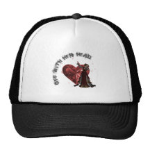 Queen Of Hearts - Off With Her Head Mesh Hats