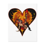 QUEEN OF HEARTS POSTCARD