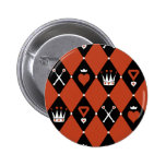Queen of Hearts Royal Motifs Pin