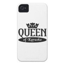 Queen of Karaoke iPhone 4 Case-Mate, customize