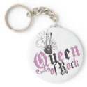 Queen of Rock keychains