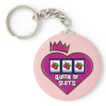QUEEN OF SLOTS keychains