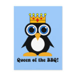 queen of the barbecue post card