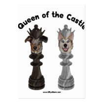 Queen of the Castle Chess Dogs